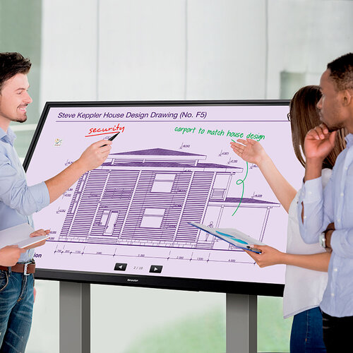 interaktive displays bei einer gruppenarbeit